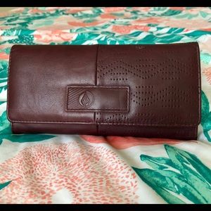 Burgundy Volcom wallet